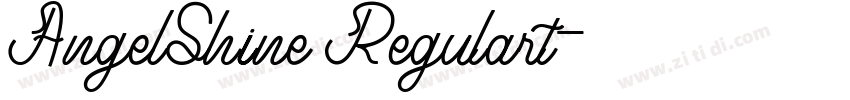 AngelShine Regulart字体转换